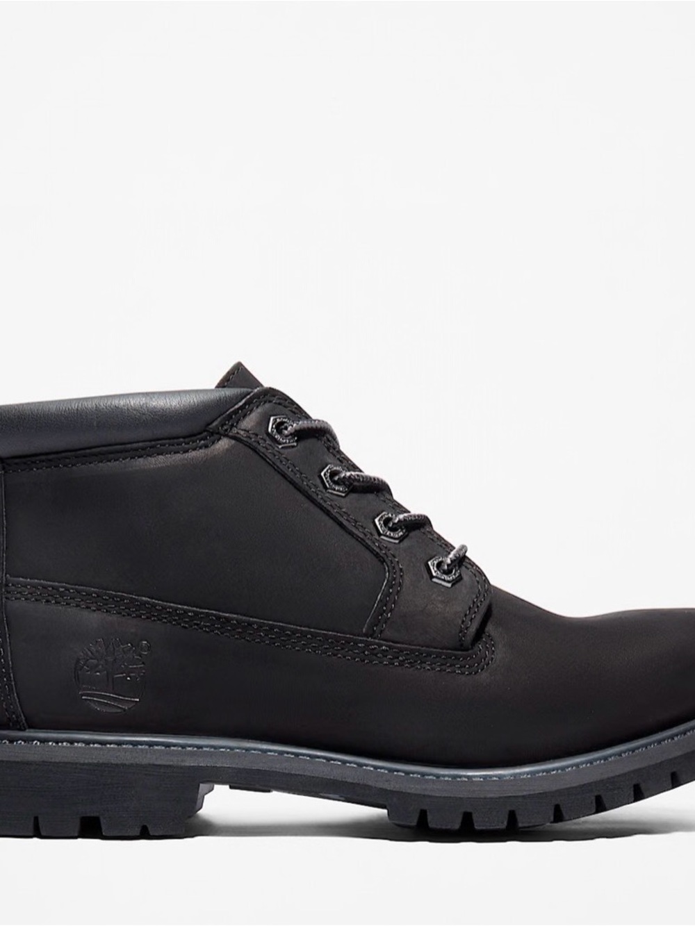 Timberland Black Leather Chukka Boot